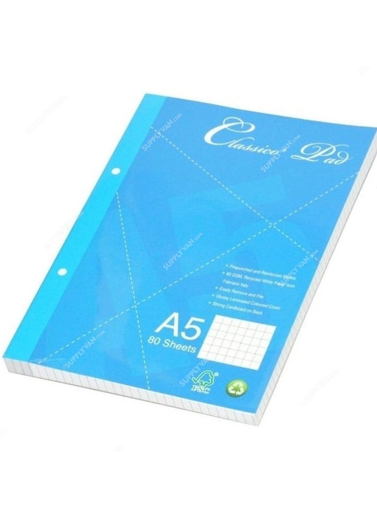 Single Ruled Paper Pad FIS Fspdc3004 Single Ruled Writing Pads 80 Sheets A5 Size | Best Price ...
