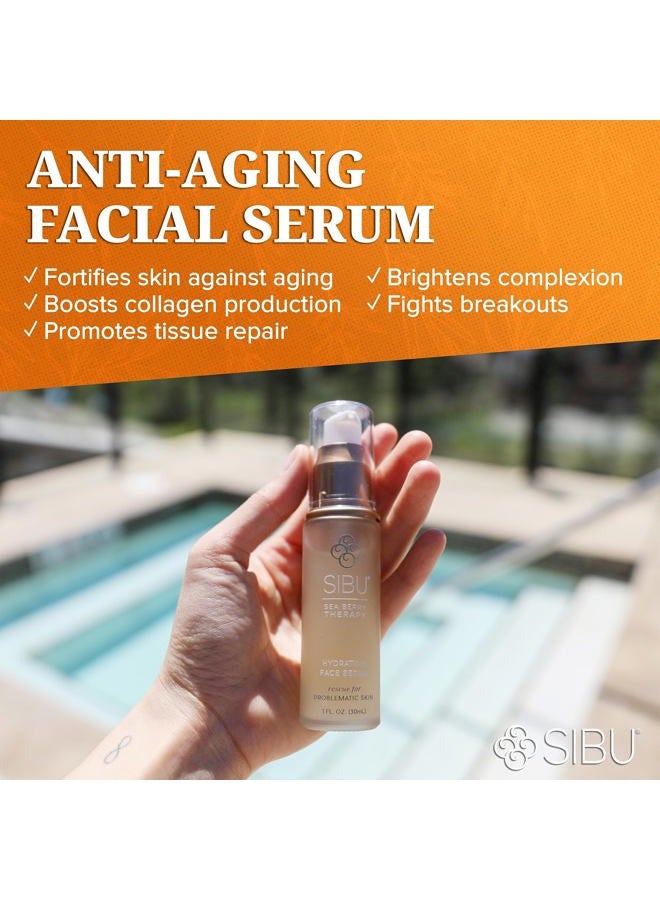 Sibu Hydrating Facial Serum, Made From Premium Sea Buckthorn Oil & Hyaluronic Acid (1oz) – Hydrates Dry Skin, Brightens Complexion & Reduces Blemishes - Image 4