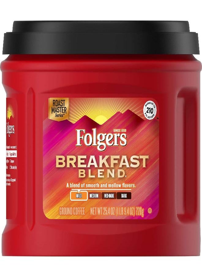 Folgers Folgers Breakfast Blend Mild Roast Ground Coffee, 25.4 Ounces  - Image 3
