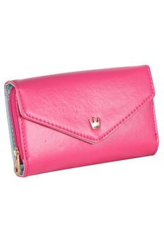 Rubik Women Ladies Card Crown Holder Wallet PU Leather Clutch Purse Bag  - Image 1