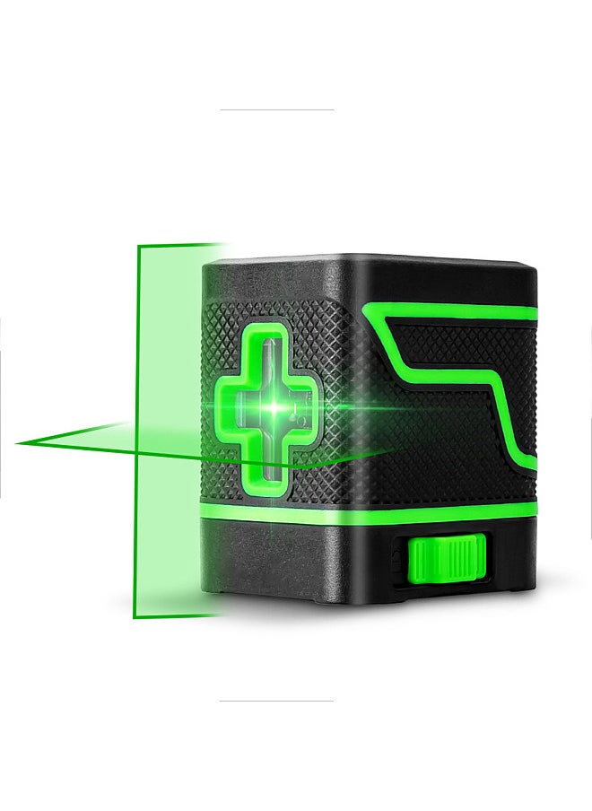 Generic Self-Leveling Laser Level, 2 Lines Laser Level Green Cross Laser Beam Line, Alignment Laser Tool for Picture Hanging and DIY Application  - Image 1