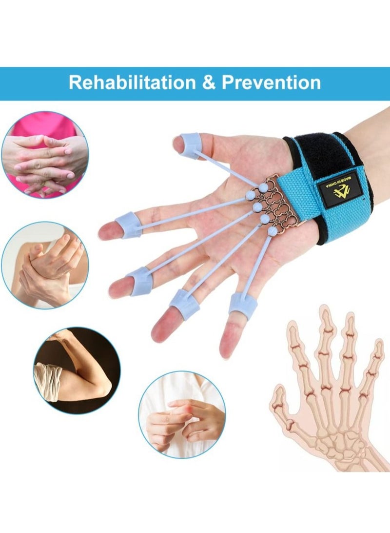 كابتن تيك جهاز تمرين الأصابع ، جهاز تمارين الأصابع القابل للتعديل ومقوي الأصابع ، جهاز تمرين قبضة اليد لعلاج اليدين ، تخفيف التهاب المفاصل وآلام النفق الرسغي (40 رطل) - Image 2