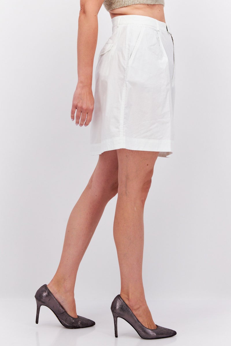 ESPRIT Women Plain Mini Skirts, White - Image 2