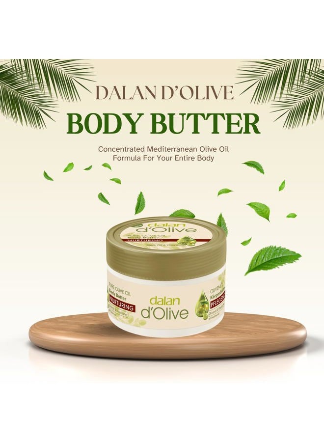 Dalan d Olive Olive Oil Body Butter Cream For Dry Skin 8.5 oz - Image 2