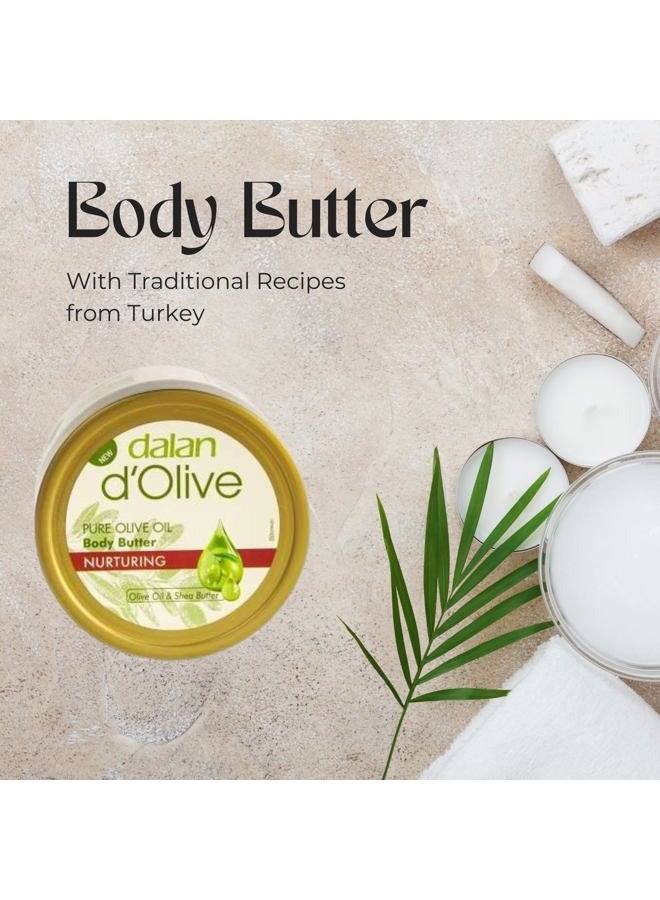 Dalan d Olive Olive Oil Body Butter Cream For Dry Skin 8.5 oz - Image 3