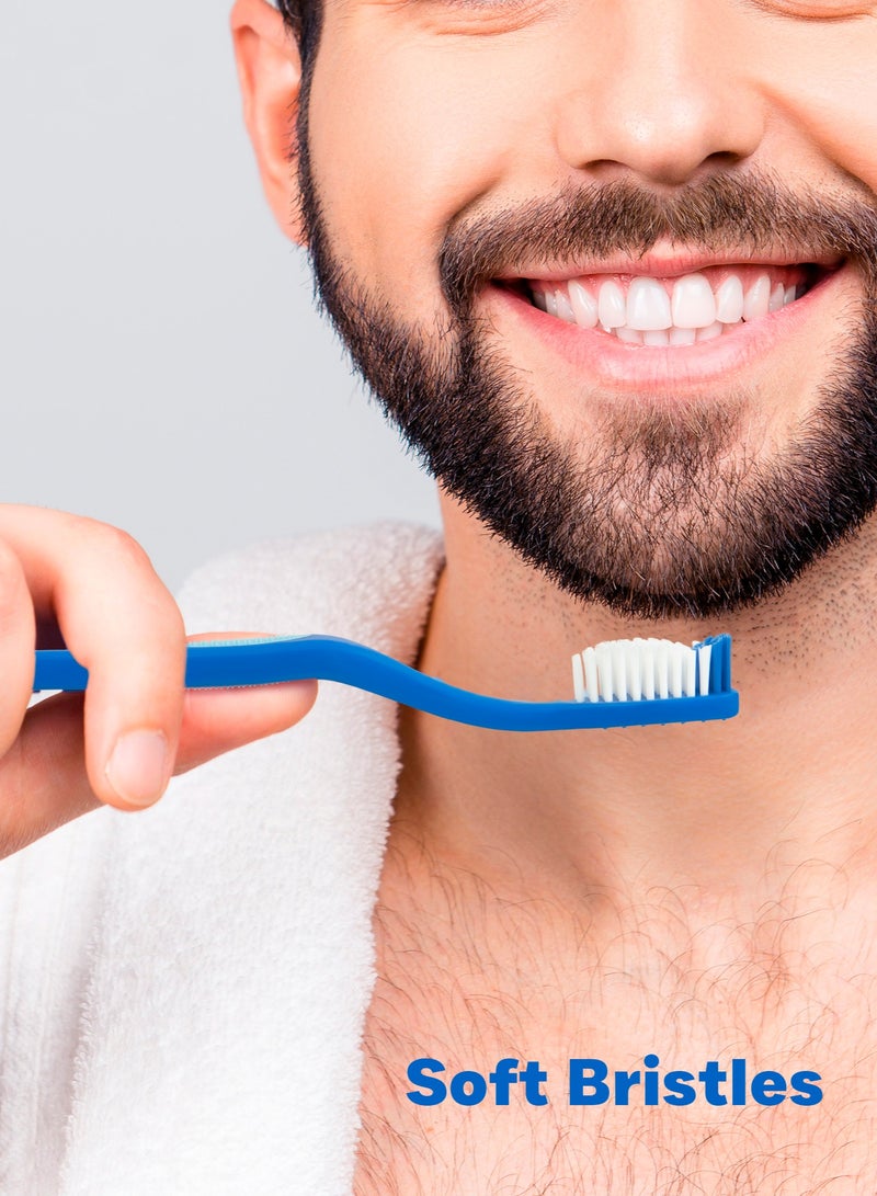 Shield Care فرشاة أسنان شيلد كير رايتو برقبة مطولة (رعاية عائلية - شعيرات ناعمة)، 4 ألوان - 4 قطع (عبوة من 1) - Image 3