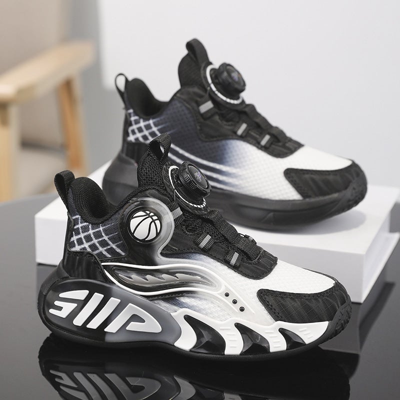 Mesh Sneakers Lightweight Flexible Sole Walking Shoes For Kids Indoor And Outdoor Activities - Image 1