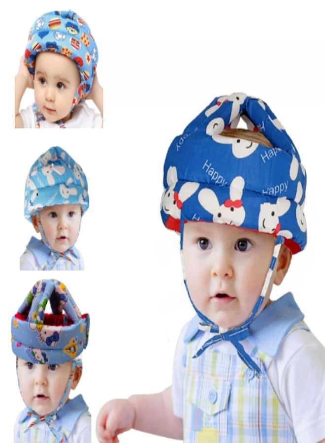 S-SQUARE Baby Helmet for Crawling Walking Baby Head Protector - Head Protection for Infant Baby No Bumps and Soft Cushion Safety Headguard I Toddler Inflatable Helmets (Blue) - Image 4