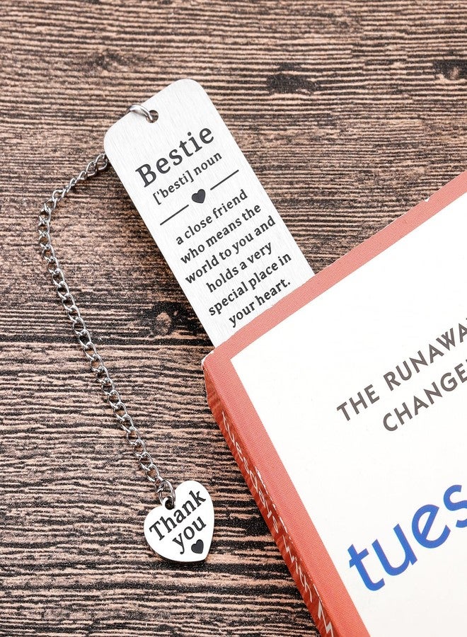 Fleure Esme Best Friends Bookmark Gifts for Women Best Friend Friendship Gifts for Women Adult Teens Friends Sentimental Gifts for Best Friend Birthday Long Distance Friendship Gifts for Women Female Friend Gift - Image 3