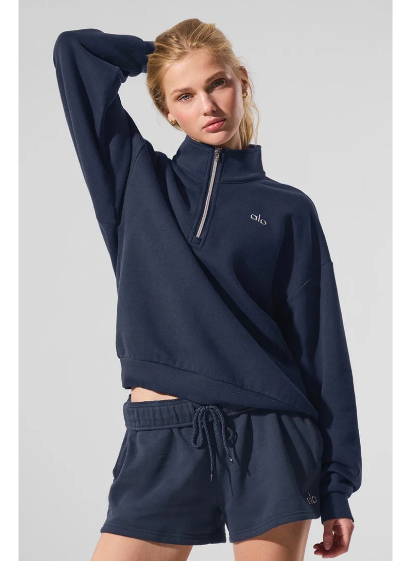 Alo Yoga Accolade 1/4 Zip-up Sweatshirt - Image 3
