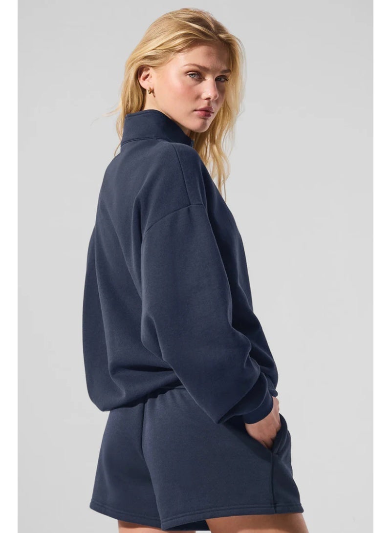 Alo Yoga Accolade 1/4 Zip-up Sweatshirt - Image 2