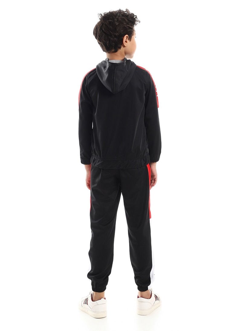 Caesar Caesar Boys Training Suit Printed With Pocket multicolour - Image 4