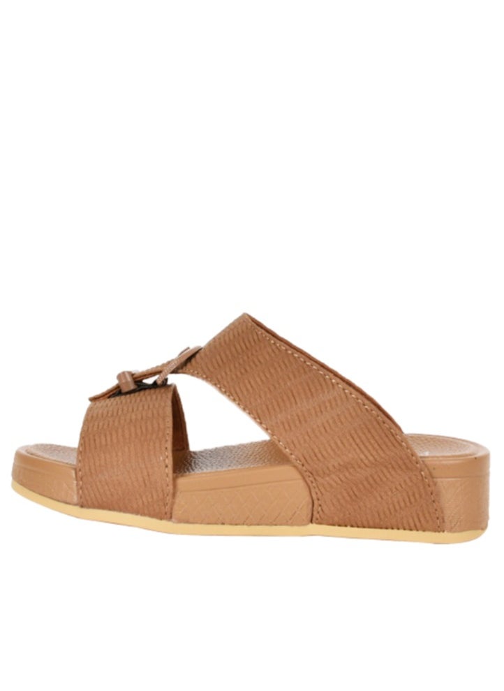 Ferrini - Kids Ferrini buckle embellishment Arabic Sandals Khaki - Image 1