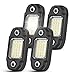 LY8 4 Pods White Rock Lights 24 LEDs Chips Waterproof Neon Trail Rig Lamp Underglow Light for Car Truck Motorcycle SUV ATV UTV White - Image 2