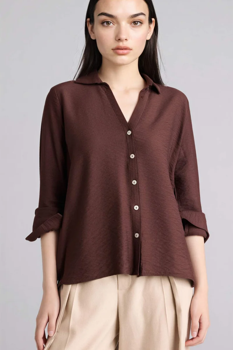 DeFacto Regular Fit Shirt Collar Long Sleeve Shirt