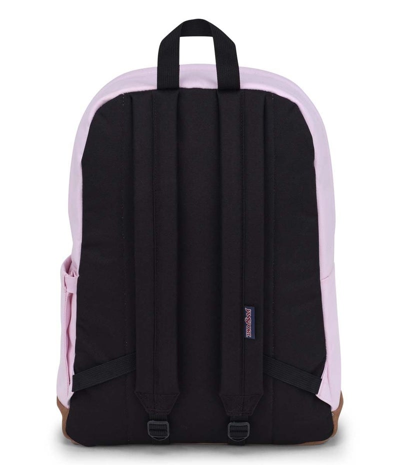 JANSPORT حقيبة ظهر جانسبورت رايت باك - حقيبة يومية متينة مع حافظة لابتوب مبطنة 15 بوصة، حجرة رئيسية واسعة وجيب مدمج لزجاجة الماء - جليد وردي - Image 2