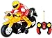 PowerTRC Unleash The Ultimate Racing Thrill 360 Degree Rotate Spinning RC Race Motorcycle Remote Control Race Biker with Dazzling Light and Sound Effect for Kids Yellow - Image 2