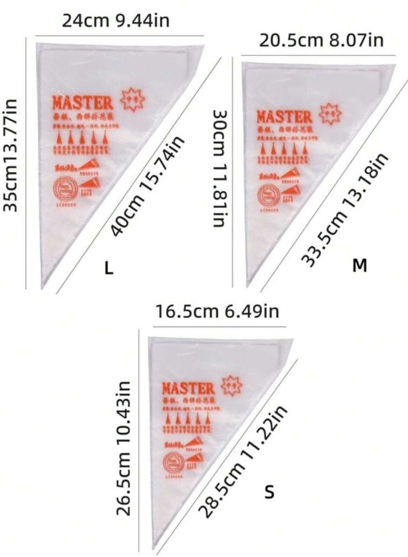 Disposable Piping Bags for Cake Decoration - Medium Size, Pack of 50  - Image 4