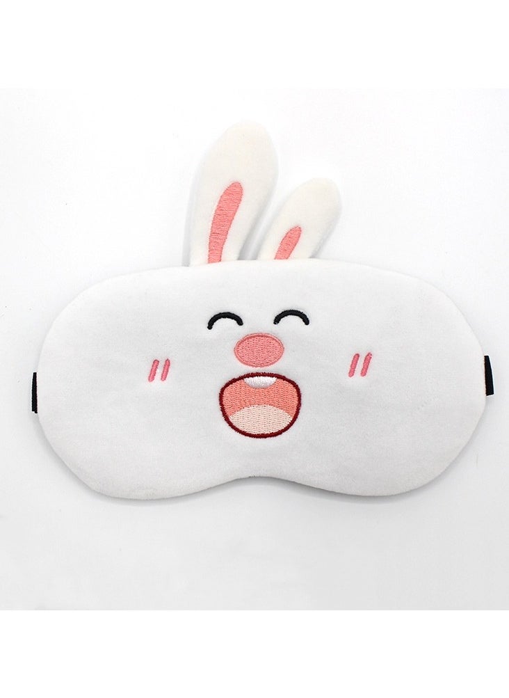 Sleep Eye Mask Cute Animal Eye Mask Soft Sleep Eye Mask Night Sleep Eye Mask Adjustable Elastic Sleep Eye Mask Suitable for Women Kids Girls and Adults  - Image 1