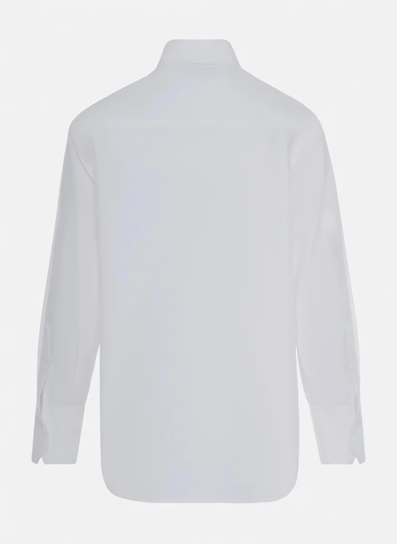 Lichi Loose cut shirt with concealed buttons