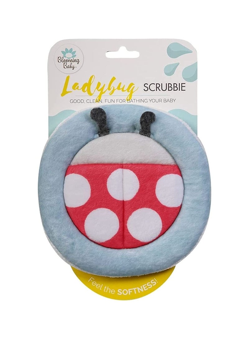 Blooming Bath Scrubby Baby Washcloth Ladybug - Image 2
