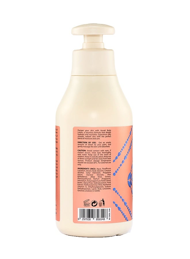 Anvati Glamour Body Lotion with Shea Butter – Whitening & Brightening Lotion with Vitamin B5, Aloe Vera & Shea Butter Moisture - Beauty & Skin Lotion for All Skin Types – 400ml - Image 3