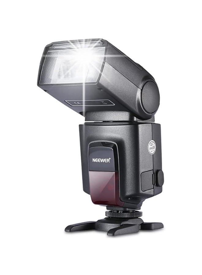 نيوير فلاش NEEWER TT560 لكاميرات DSLR (Canon/Sony/Nikon/Panasonic/Fuji) بقاعدة حذاء ساخن عالمية أحادية التلامس، متوافق مع Sony ZV1 (ليس ZV-1F)، بدون خاصية TTL. - Image 1