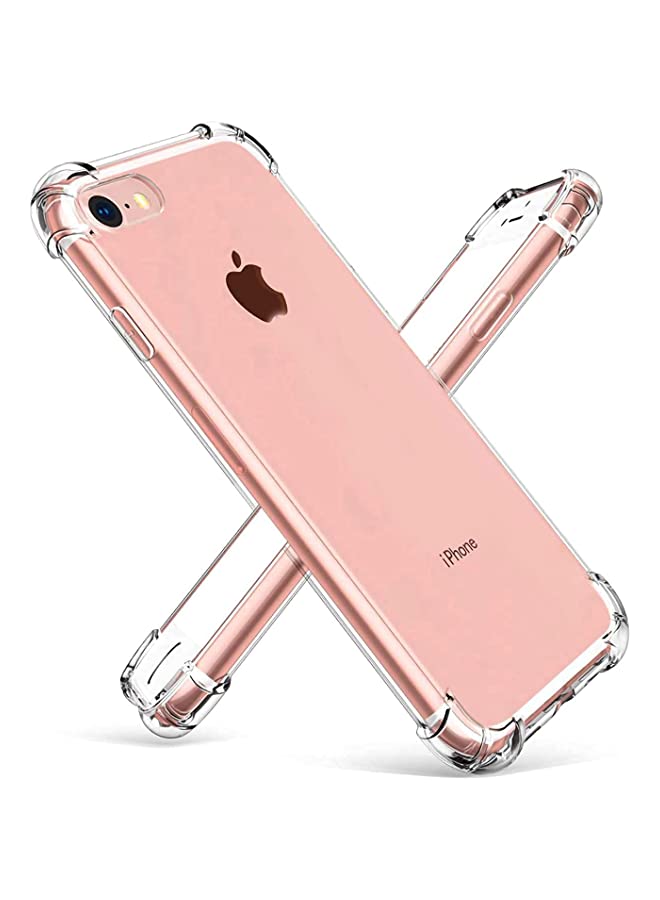 vesus Case for iPhone 8 / iPhone 7 / iPhone SE 2020 Case Cover Back Air Cushion Soft Silicone Shockproof Anti-Scratch Protective Bumper Shell Corner