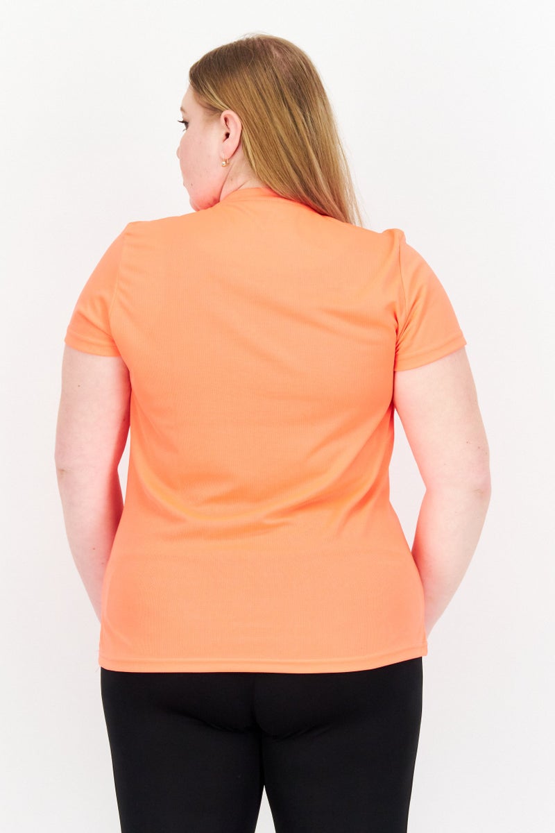 asics Women Sportswear Fit Short Sleeve Training T-Shirt, Fiery Flame - Image 4