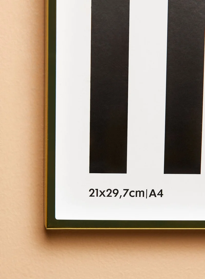 Hema Thin Metal Gold Photo Frame 21X29