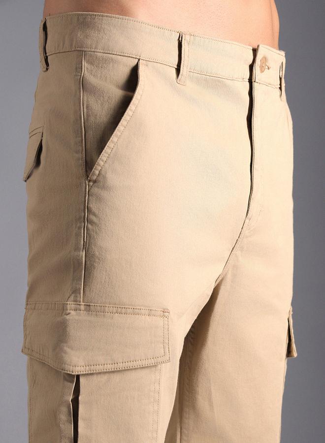 هاي ستار بنطال كارجو بقصة مستقيمة مع خصر متوسط - Image 3