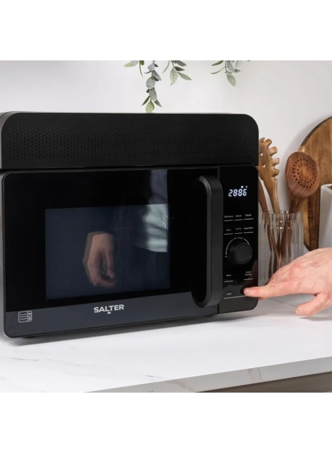 Salter EK5654 DuoWave 2-in-1 Air Fryer & Microwave – 20L, Air Fry Crisp & Cook, Combi Roast & Bake, Microwave Reheat & Defrost, 24.5cm Turntable, 8 Auto-Cook Functions, Includes Basket/Rack, 700W - Image 2
