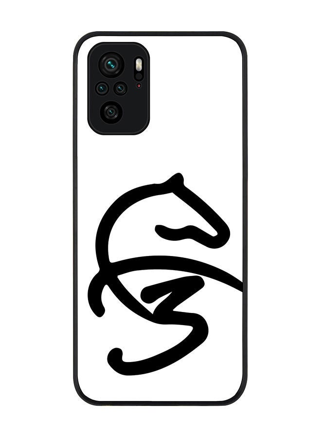 Stylizedd Rugged Black edge case for Redmi Note 10S/Redmi Note 10 4G Slim fit Soft Case Flexible Rubber Edges Anti Drop TPU Gel Thin Cover -  Faz3 Style White - Image 1