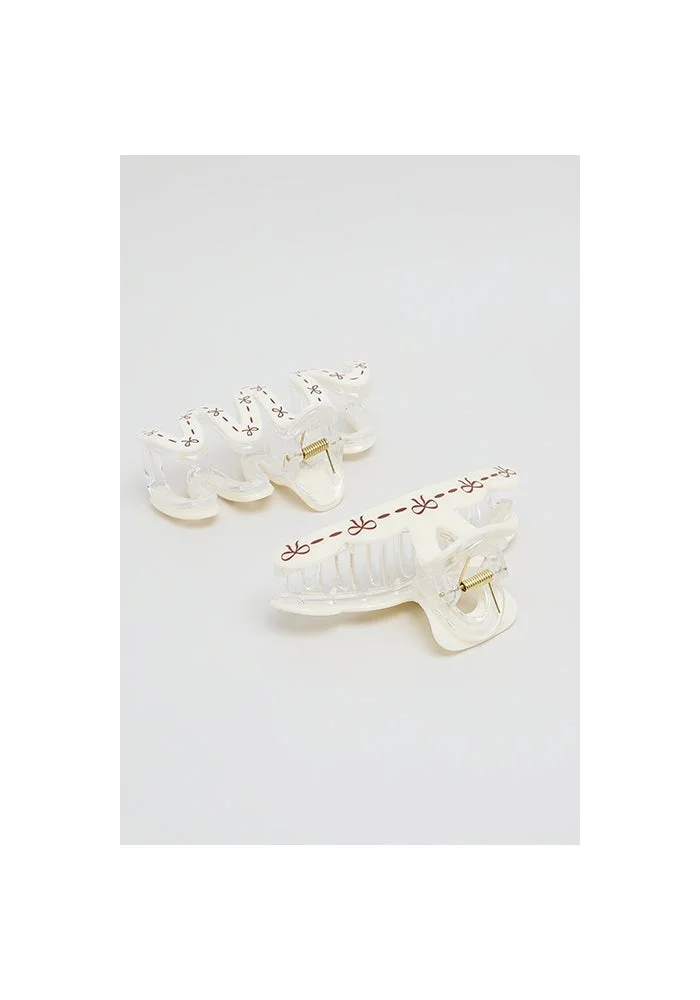 R&b  2 Piece Embellished Claw Clips for Women | Best Price UAE