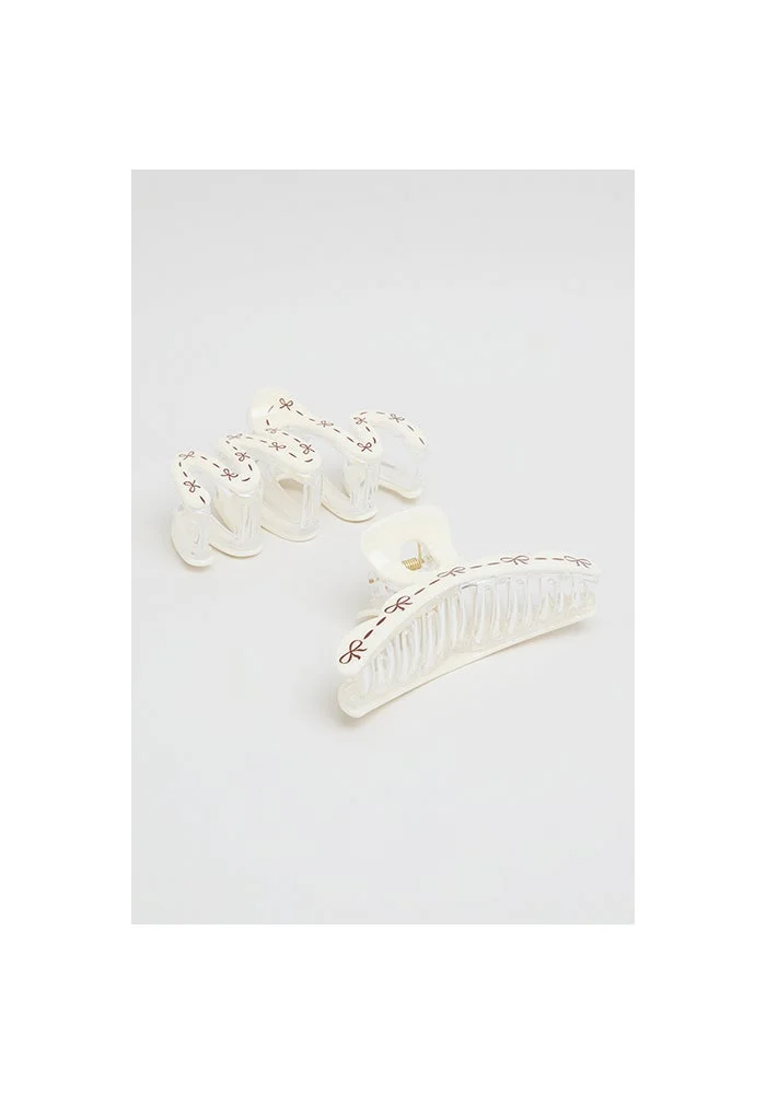 2 Piece Embellished Claw Clips
