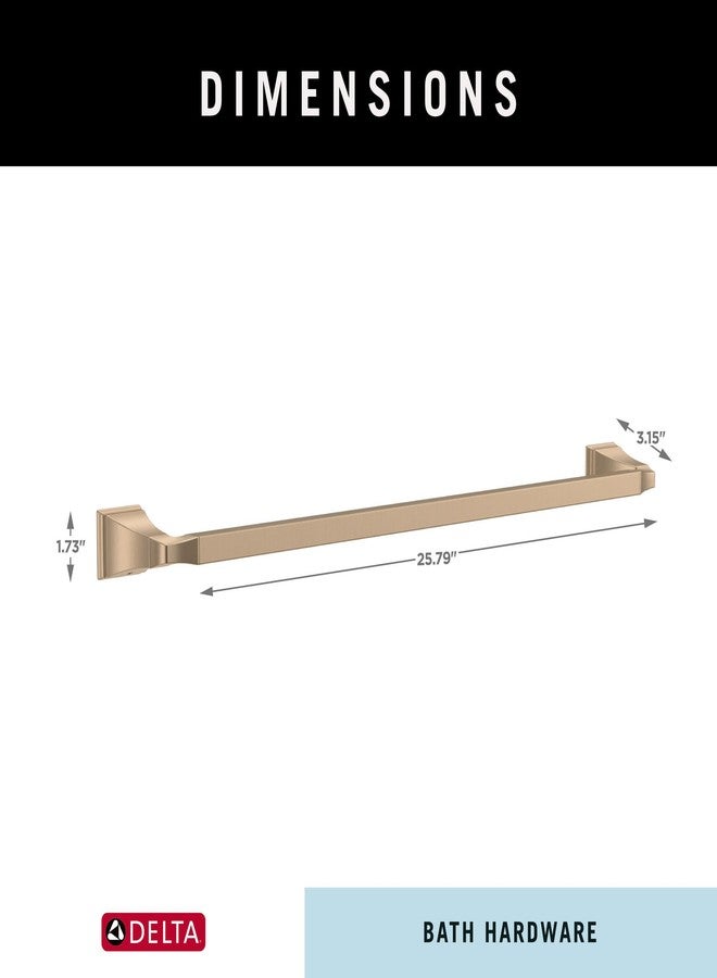 DELTA Dryden 24 inch Towel Bar, Champagne Bronze, Bathroom Accessories, 75124-CZ - Image 3