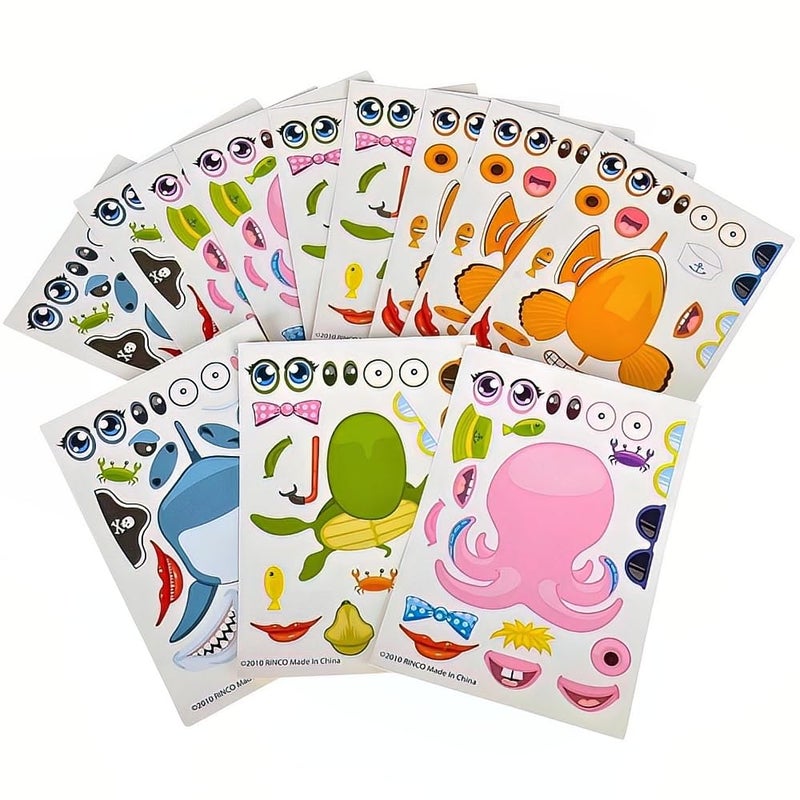 Rhode Island Novelty Make A SEA Life Animal Sticker - Image 1