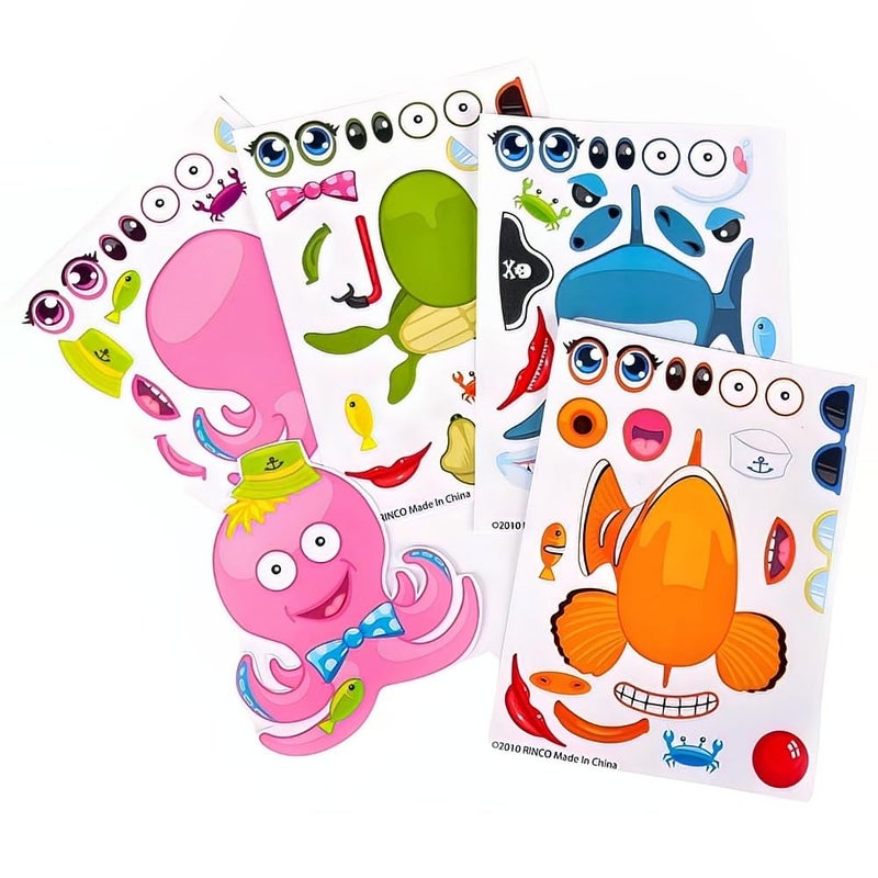 Rhode Island Novelty Make A SEA Life Animal Sticker - Image 2