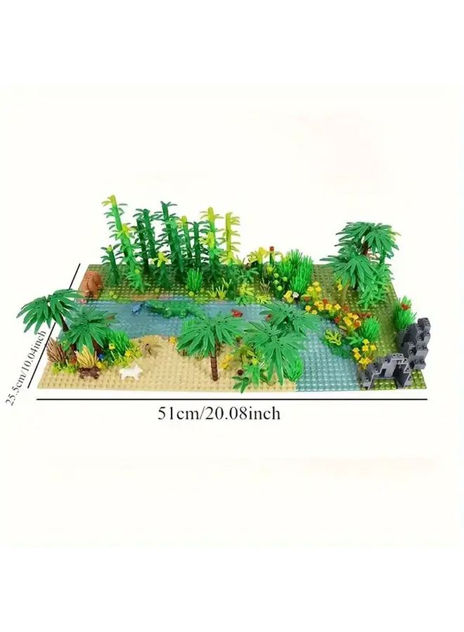 Rainforest Building Blocks 580 Pcs DIY Creative Set Holiday Gift - Image 3