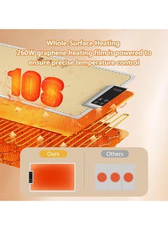 Food Warming Mat for Buffet Electric Warming Tray Upgrade High-tech Graphene Heating Film Adjustable Temperature and Timer, Fast Full Surface Heating Mat Warming Trays,6 Temperatures, 1-5 Hours Timed,for Parties Buffet - pzsku/ZF1ABD05CED7811FFE303Z/45/_/1734588350/e58762f4-be1f-4c96-a830-cd81b56f7c90