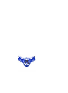 Women Lace Panties  Underwear Floral Lace Briefs with Pearls.