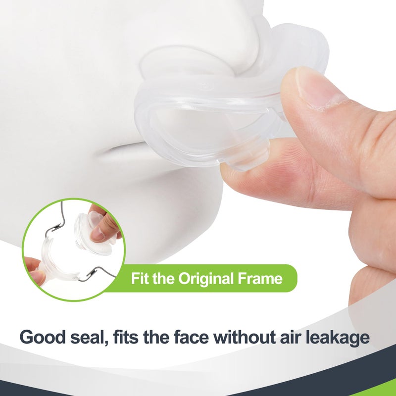 MEDICOLOR Nose Pillow with Headgear for P10 - Nasal Pillow Medium with Headgear Replacement Kit Supplies for P10 Series - Great-Value & Fully Adjustable, Frame Not Included - Image 5