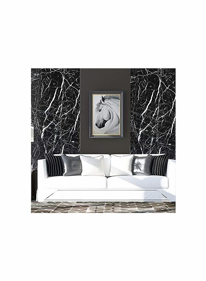 KASTWAVE Marble Wallpaper Peel and Stick Countertops Waterproof Wall Paper  - Image 2