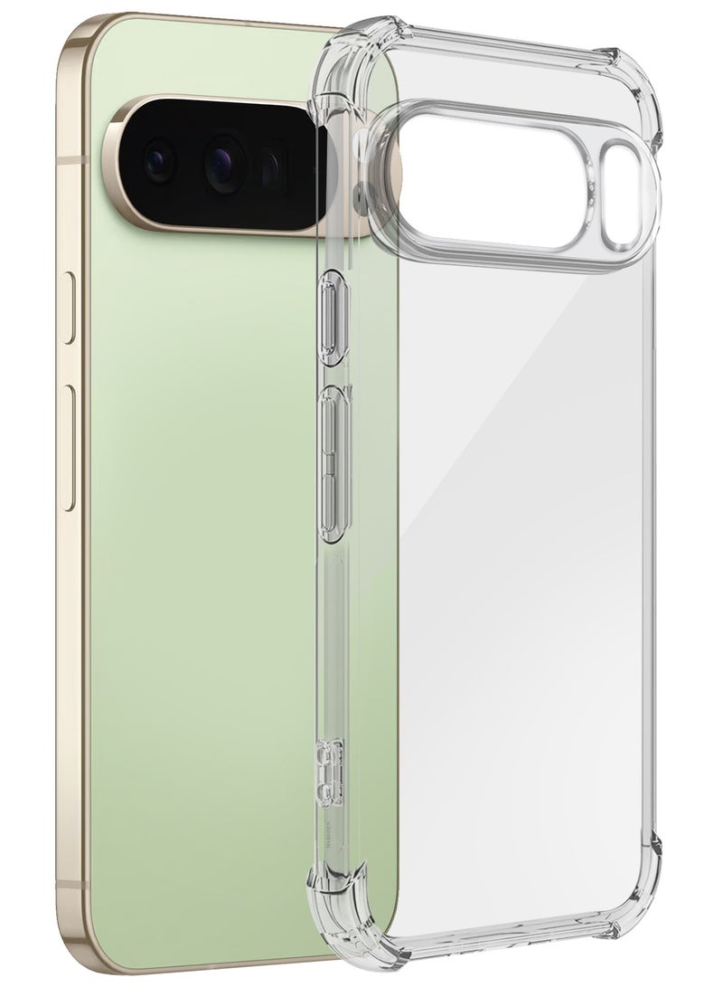 Gorilla Case Cover for Google Pixel 10 Pro XL, Clear Slim Phone Cover, Anti-Scratch TPU Hard PC Back, Shockproof Protective Case with Camera Protection - Image 2