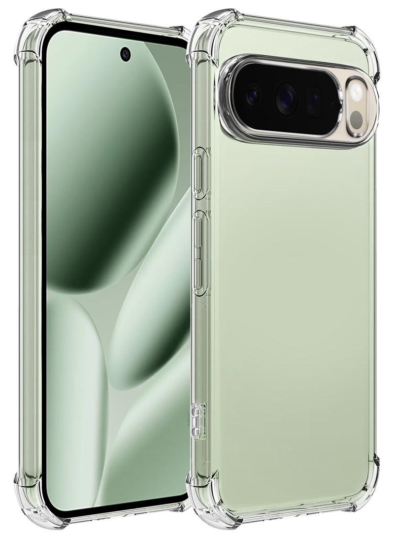 Gorilla Case Cover for Google Pixel 10 Pro XL, Clear Slim Phone Cover, Anti-Scratch TPU Hard PC Back, Shockproof Protective Case with Camera Protection - Image 4