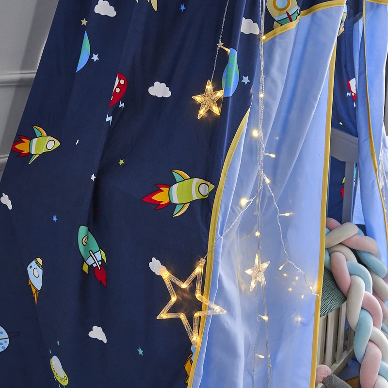 Mengersi Galaxy Bed Canopy Play Tent Mosquito Net,Lovely Castle Hanging House Decoration Reading Nook for Girls Boys - Image 2