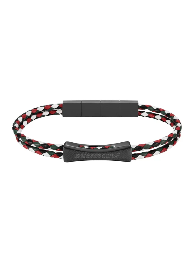 Ducati Corse Ducati Successo Black Bracelet For Men - DTAGB0000601