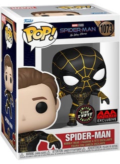 Funko Spider-Man NWH Unmasked Black Suit Pop! Figure AAA Anime Ex.  - Image 2