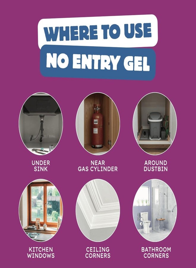 تي جي اس جل TGS No Entry المتطور 10 مل | جل صراصير في كيس واحد للمطبخ والمنزل | تركيبة عشبية آمنة عديمة الرائحة | استخدام سريع وسهل | حل موثوق لمكافحة الحشرات | قوة ثلاثية | جودة TGS - Image 2
