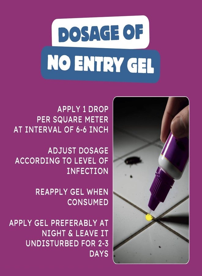 تي جي اس جل TGS No Entry المتطور 10 مل | جل صراصير في كيس واحد للمطبخ والمنزل | تركيبة عشبية آمنة عديمة الرائحة | استخدام سريع وسهل | حل موثوق لمكافحة الحشرات | قوة ثلاثية | جودة TGS - Image 3